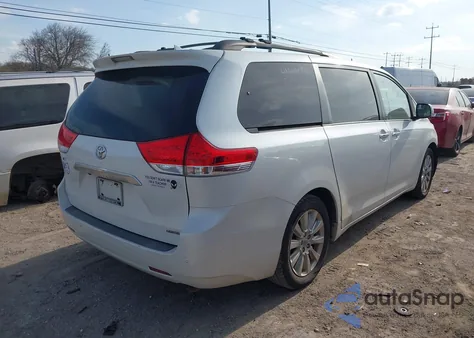 2011 Toyota Sienna Limited V6 из США, поврежденный, VIN 5TDYK3DC0BS166571